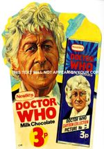 DR WHO NESTLE'S CHOCOLATE BAR  NEW A5 SHOP DISPLAY STAND NOT SUGAR SMACKS