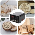 14x11x9cm Wood Burning Machine Kit Wood Burning Machine LED Display  UK PLUG 60W