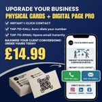 Smart Business Cards with QR Code & Detailed Digital Page