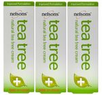 3 X Nelsons Tea Tree Cream 30ml - BBE 01/2026