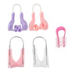 5 Pcs Nose Clip Shaper Silicone Nose Corrector Device Invisible Nose Bridge Clip