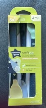 Tommee Tippee Softee Weaning Spoons 5 Pack – Baby Feeding – 4 Months+