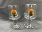 Vintage Dema Irish Coffee Glasses Coffee Special Gold Rim x 2