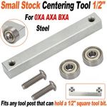Small Stock Centering Tool w/ Lathe Bump Roller, Truing Tool 0XA, AXA, BXA, 1/2"