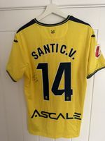 Santi Comesaña VILLARREAL CF Match Worn Home Signed Shirt with Coa 