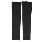 ›Cycling Windproof Fleece Arm Warmers Outdoor Sports Arm Sleeves Cover (Black M)