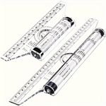 Rolling Ruler Drawing Tool Parallel Line Ruler Measuring Drafting Design Art Sch