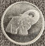 Car Wash Token - Éléphant Bleu 🇨🇵 FRANCE 