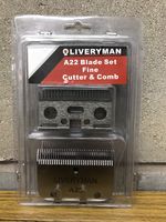 Liveryman Cutter and Comb Blades A22 Fine + FREE ROYAL MAIL P&P