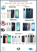 New Samsung Galaxy A56 A36 A26 A17 A16 A07 4G/5G 128GB 256GB Unlocked PHONE 2025
