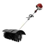 Gas Power Nylon Brush Broom Sweeper Artificial Grass Driveway Turf Snow Clean