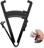Body Fat Calipers, Fat Measure Clipper Combo with Body Fat Percentage Measure Ch