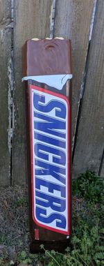 Vintage Snickers Candy Bar 3D Plastic Wall Hanging Display