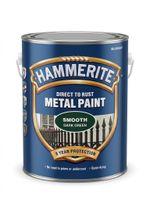 Hammerite Direct To Rust Metal Paint Smooth Dark Green 750ml Exterior Railings