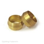 Imperial Brass Olives - 1/8, 5/32, 3/16, 1/4, 5/16, 3/8, 1/2 & 5/8"