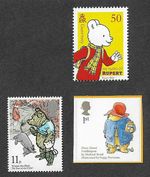 The Three Bears-Pooh-Paddington-Rupert mnh set of 3