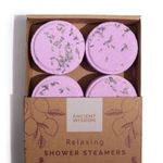 Ancient Wisdom Zen Shower Steamers Relaxing Gift Set 4 x 50g Lavender Clary Sage