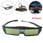Active Shutter 3D Glasses USB Rechargeable For DLP-Link Projector Optoma BenQ