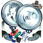 Chrome Spot lights Lamps Brackets Wiring Kit For BMW Mini R50 52 R53 MK1 Models 