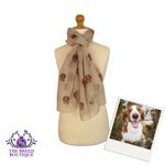 WELSH SPRINGER SPANIEL DOG PRINT LADIES SCARF NEW DESIGN SHAWL WSS GIFT