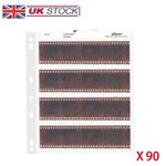 90x Archival Film Storage Pages Sheets Sleeves 6x7 120 B&W Color Negative Slide