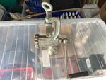 Vintage Spong & Co  meat grinder  Crank Handle & Table Clamp