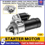 Fits Citroen Berlingo Mk1 & Mk2 1.6 Diesel Hdi 04-19 1x Starter Motor 9640825280
