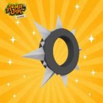 Rare Black Long Spiked Collar - Animal Jam Classic *READ DESCRIPTION* AJC
