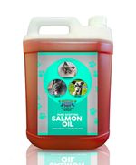 Salmon Oil for Dogs Cats & Ferrets 100% Pure High in Omega 3 5L Jerry  Fresh Pet