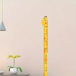 Cartoon Giraffe Child Measuring Height Wall Sticker Baby Room (F1(8)) *