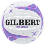 Gilbert Mini Apt Netball - White/Purple