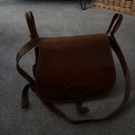 VINTAGE LEATHER BUS CONDUCTORS CASH BAG  Satchel Made In India