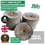Jiffy-7 Coco Peat Pellets 41mm Seed Plugs Hydroponics Propagation Starter