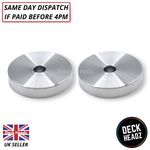 2 x 45 RPM Adapter Vinyl Records 7" Technics  1200 / 1210 *1000+ SOLD*