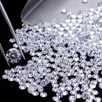 Loose CVD Lot Lab-Grown Diamond 1.10 mm Round G J- IF Certified diamond