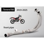 Stainless Steel Exhaust Down Pipes Headers for Yamaha Tenere 700. 2019-2024 UK