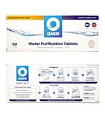 OASIS WATER PURIFICATION TABLETS 67mg -LONG EXPIRY DATE 10,20,50,100,200 or 1000