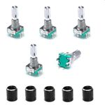 360° Rotary Encoder Switch with Push Button 5-Pack