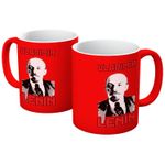 VLADIMIR ILYICH ULYANOV LENIN RUSSIAN COMMUNIST HERO MUG IN VARIOUS COLOURS