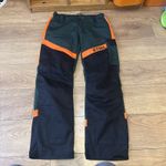 Stihl FS Protect Trousers Green and Black Size Large