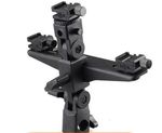 DSLRKIT Dual / Triple Flash Bracket Umbrella Holder Light Stand shoe 1/4" Screw
