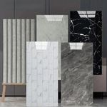 100 Pack Self-Adhesive Marble Tiles Sticker Stick On Wall Of Kitchen Bathroom