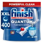 Finish Quantum Infinity Shine Regular Dishwasher Tablets 400 Tabs