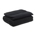 LEDJ Black Heavy Duty Serge Drapes Extension for LEDJ Star Cloths (6 x 4m)