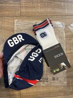 GB Cycling Athlete Issued 2025 Socks Cap Bundle ALE (NEW)