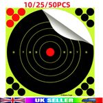 NEW Target 8"  Shoot rifle pistol reactive air cheap targets N C 8 TYPE 'B'