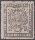 (F272-46) 1872-4 Transvaal 1d black stamp (AU) 