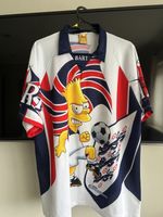 Vintage 1999 Bart Simpson Football Shirt Jersey extraLarge The Simpsons England