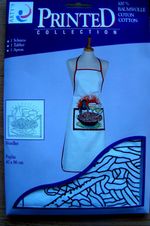 No.19 printed arty's apron, self coloring, one size 100% cotton