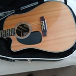 Lefthanded Sigma Electro Acoustic Guitar Drc28el  Plus Gig Bag